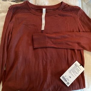 NWT Lululemon Back to Balance Sweater